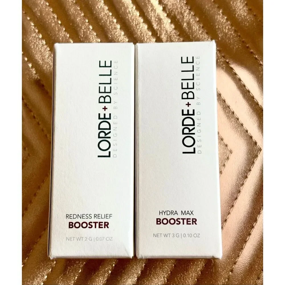 LORDE + BELLE - NWTIB Set of 2 Serum Boosters: Redness Relief AND Hydra Max